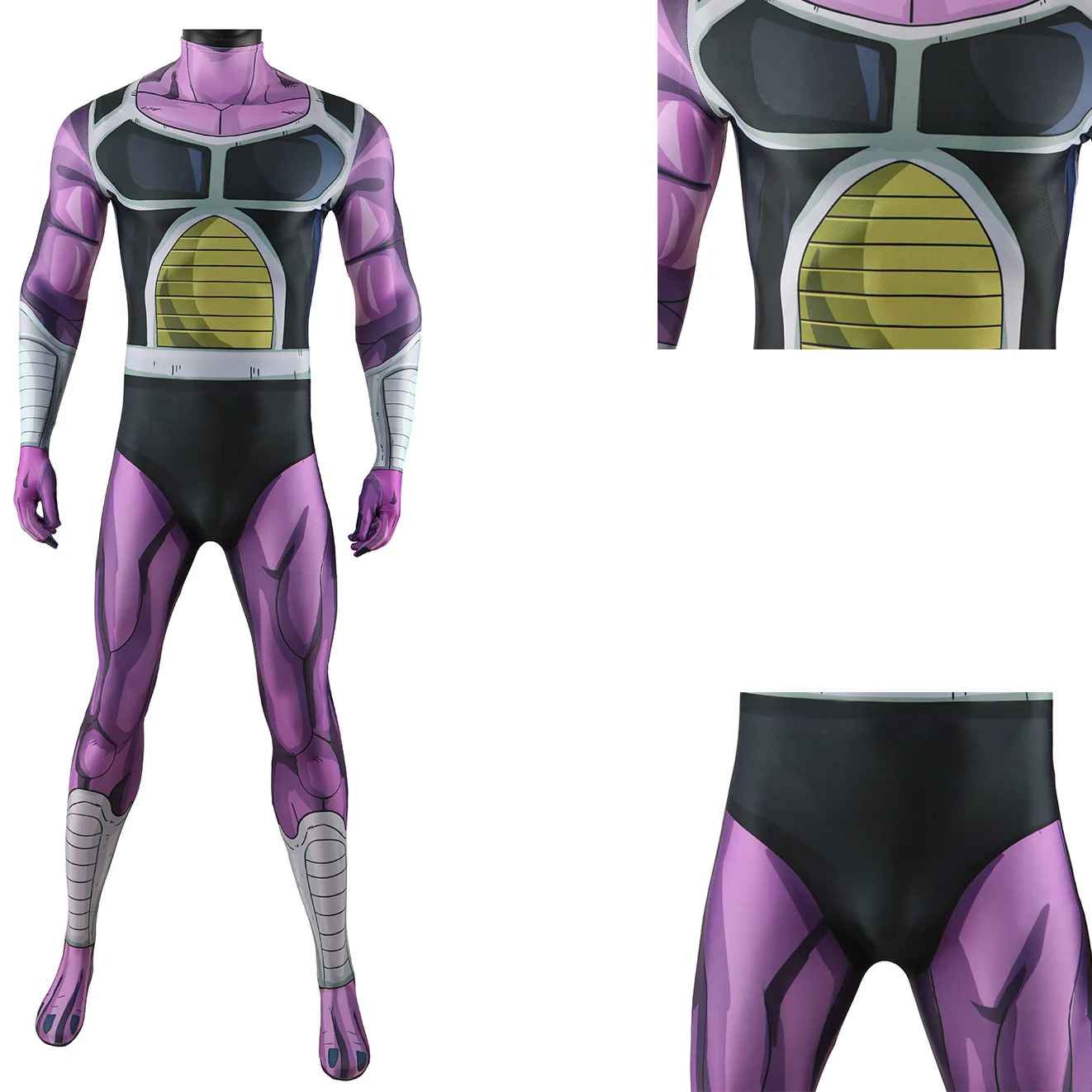 Dragon Ball Z: King Cold | Cosplay Spandex Bodysuit 26 Dragon Ball Z-Inspired King Cold Cosplay Spandex Bodysuit for Adults and Kids