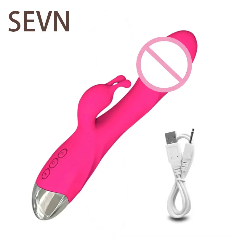 Kaninchen Vibrator für Frauen Leistungsstarke G-punkt Weibliche Klitoris Stimulator Vagina Nippel Massage Dildo Weibliche Masturbator Erwachsene Sex Spielzeug