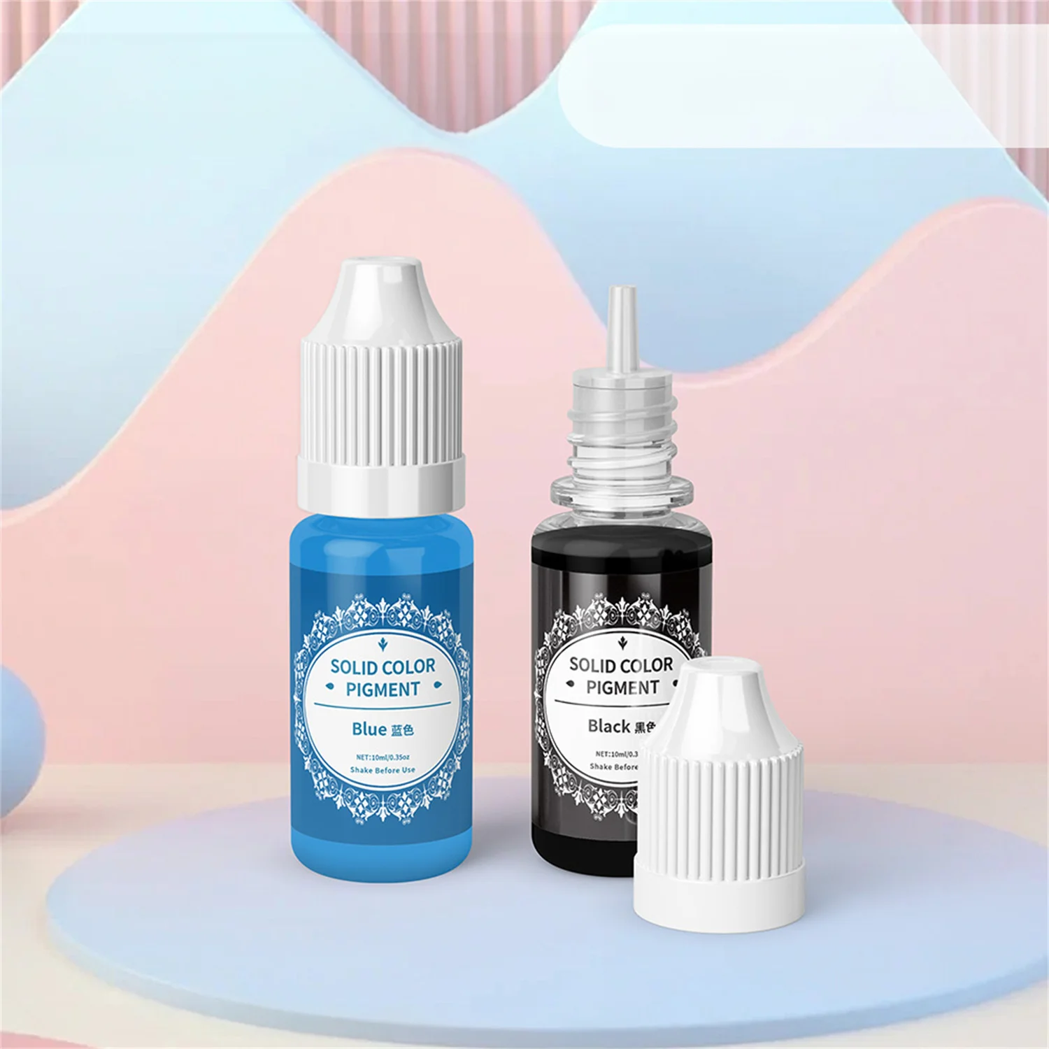 Epoxy Resin Pigment 30Color 10ml Liquid UV Resin Dye Transparent Colorant DIY Art Jewelry Making Supplies epoxy resin pigment