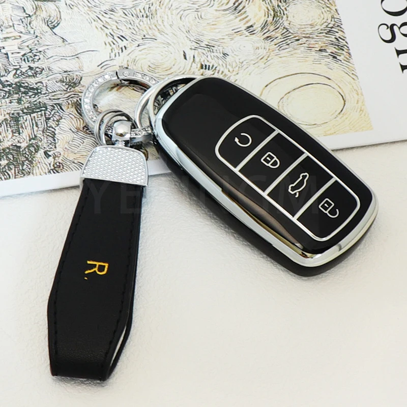 Soft TPU Keychain Holder & Key Cover Case