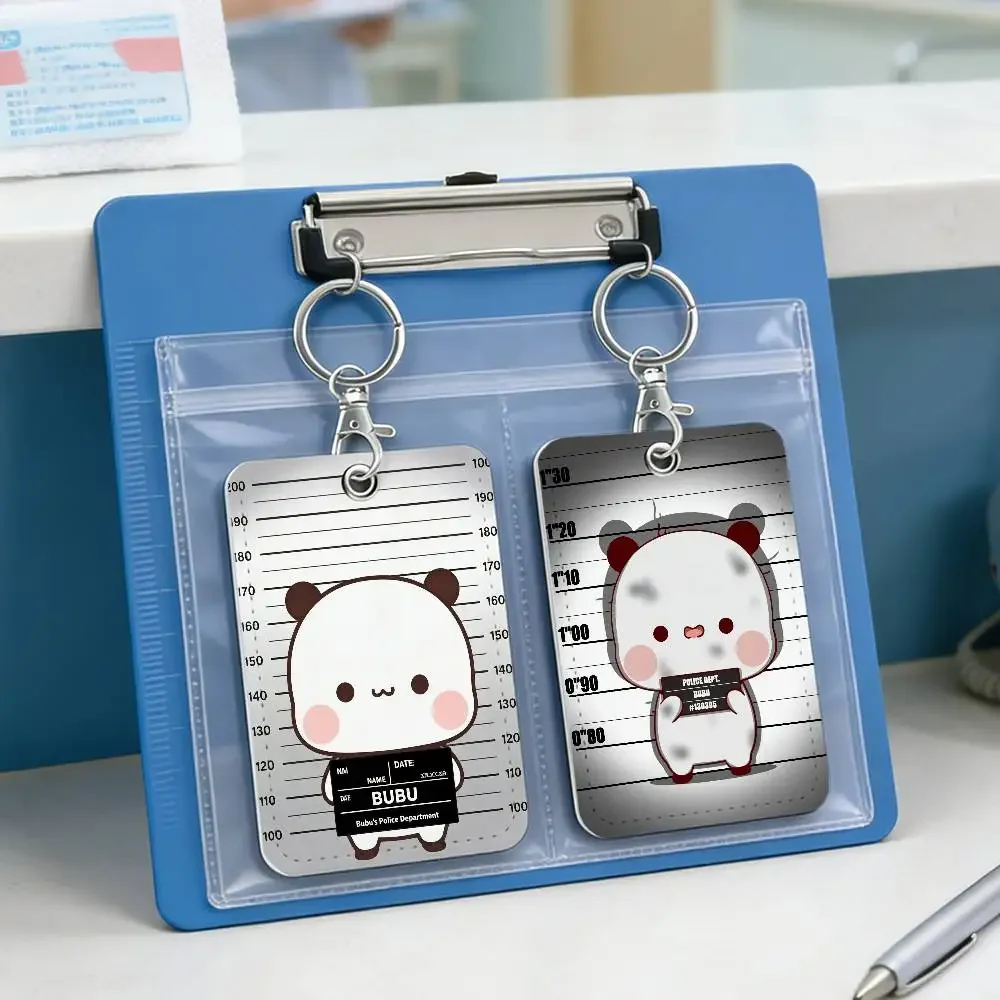 Charming Bubu Card Holder with Keychain - Protective Case