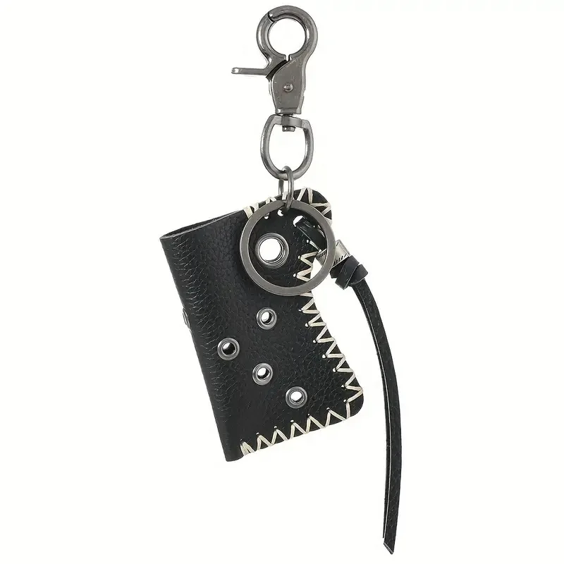 Creative personalized lighter PU leather case Retro street lighter leather case Waist bag accessory