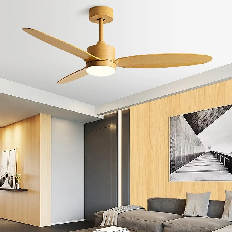 

52Inch Fan lamp Modern Simple DC Ceiling Fan Lamp Restaurant Living Room Household use 110V 220V Remote Control Electric fan