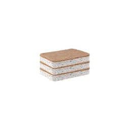 Eco-Friendly Biodegradable Coconut Cellulose Scrubbing Sponge Set - 6 Pieces (A)