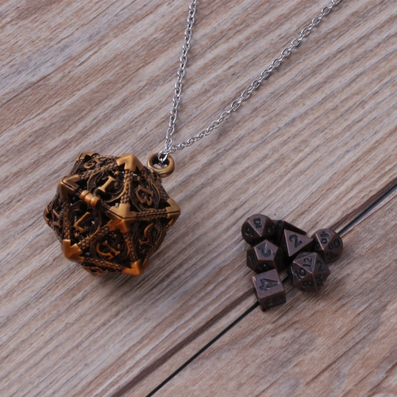 

M2EA Hollow out Dices Pendant Choker Adjustable Neckchain Stylish Accessory for Women