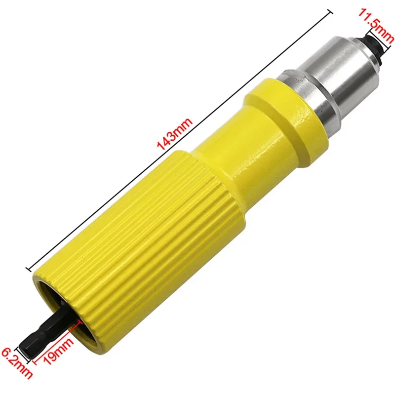 Electric Rivet Nut Gun Drill Adapter Cordless Riveter Riveting Tool