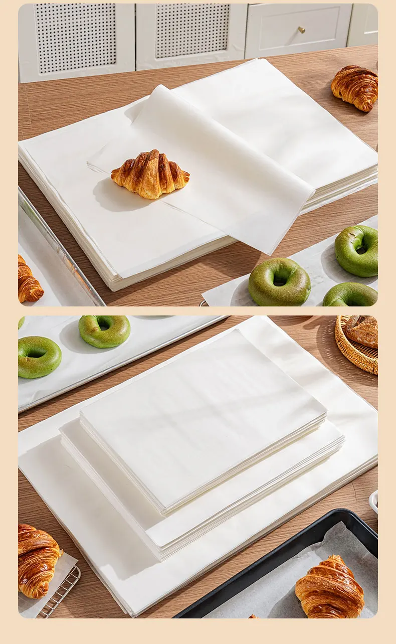 50/100pcs Non-Stick Silicone Baking Paper – Square & Rectangular Greaseproof Sheets... - SKU NSBP2027 - UGI Packaging
