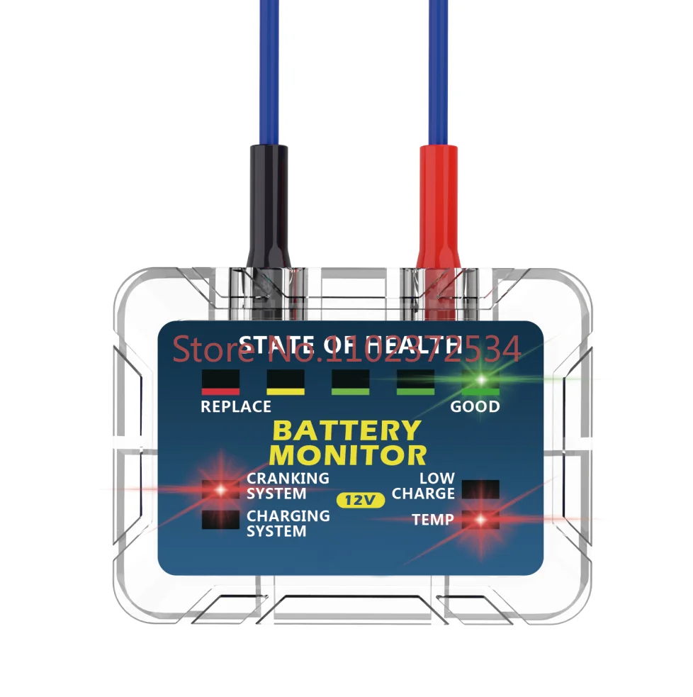 

12V Vehicle Tools Lead Acid Auto Battery Tester Monitor Bm5 Analyzer Load Car Battery Checker Sensor