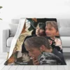 Mads Mikkelsen Warm Soft Blanket Actor Star Photos Airplane Travel Throw Blanket Winter Funny  Flannel Bedspread Sofa Bed Cover 1