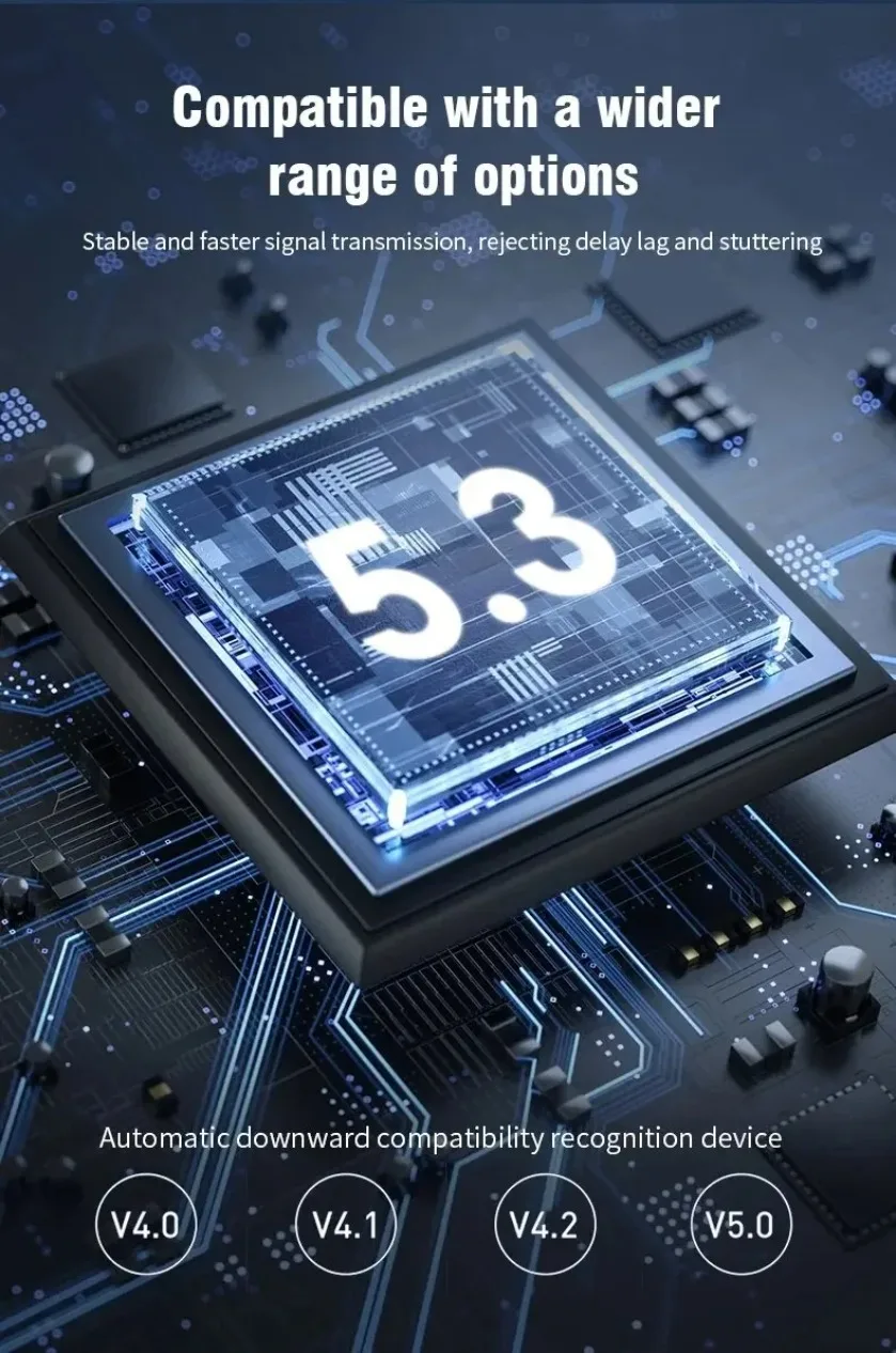 XIKCU 블루투스 5.3 무선 오디오 어댑터 수신기 송신기 U 디스크 RCA 3.5mm AUX 잭 스테레오 음악 차량용 키트 스피커 TV