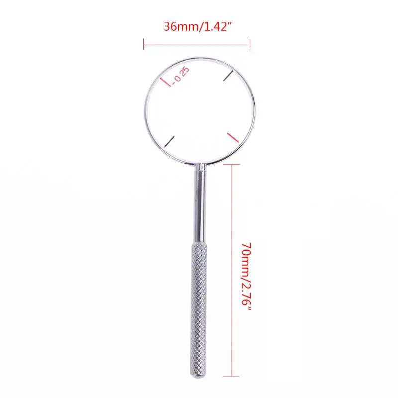 

0.25/0.50 Round Optical for Cross Cylinder Lens Tool Set Diopters Optical Instruments Diopters Zinc Alloy Body Durable