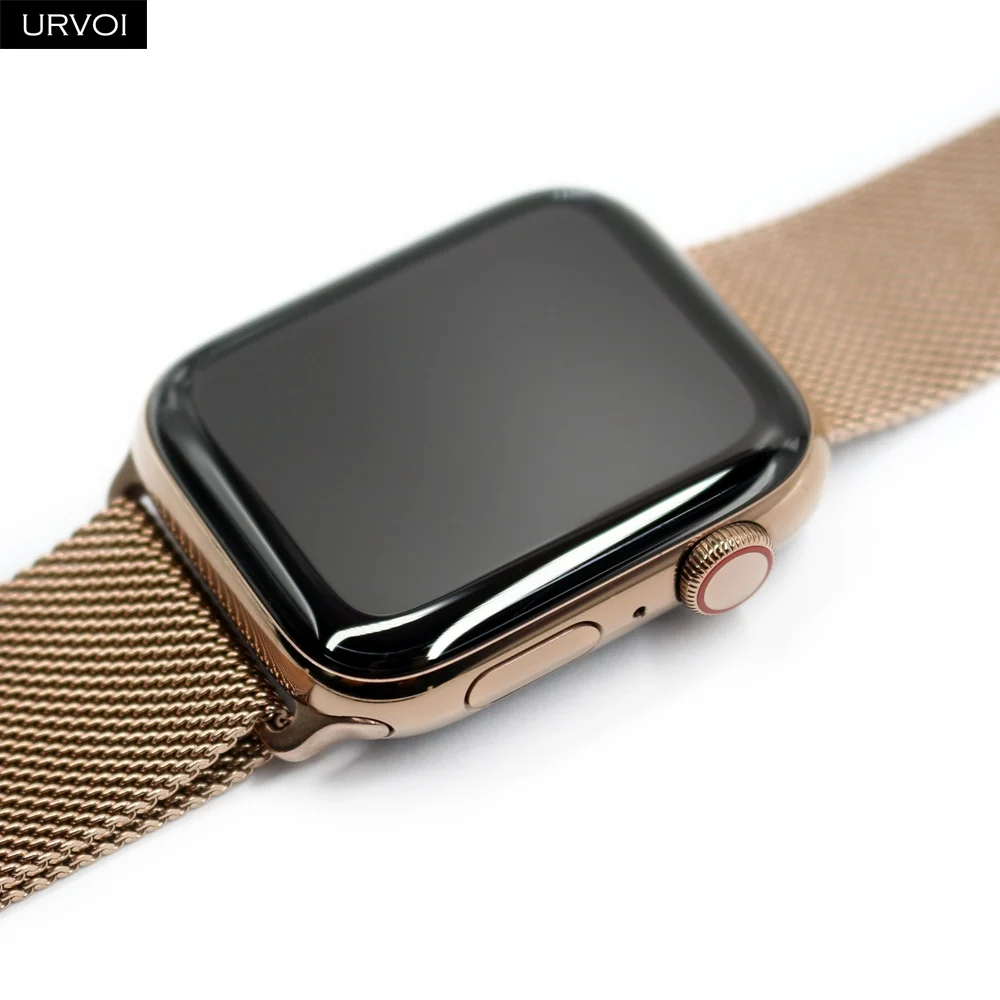 URVOI Premium Stainless Steel Mesh Strap - Silver