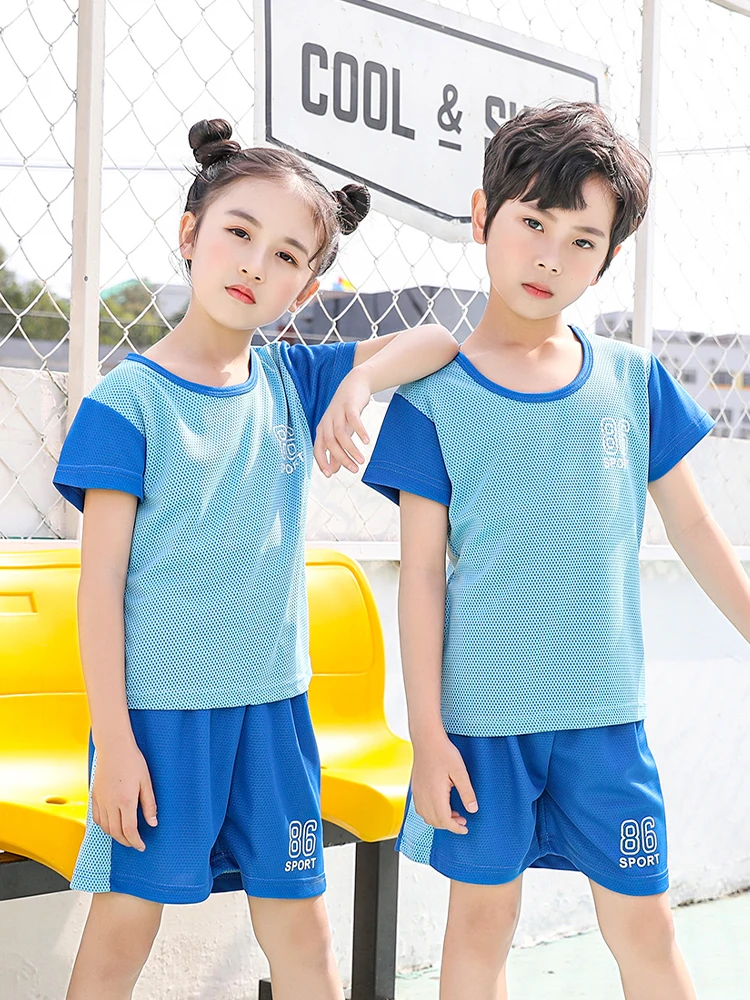 LJMOFA 2pcs New Kids Tracksuits Summer Baby Boy Sport Outfits