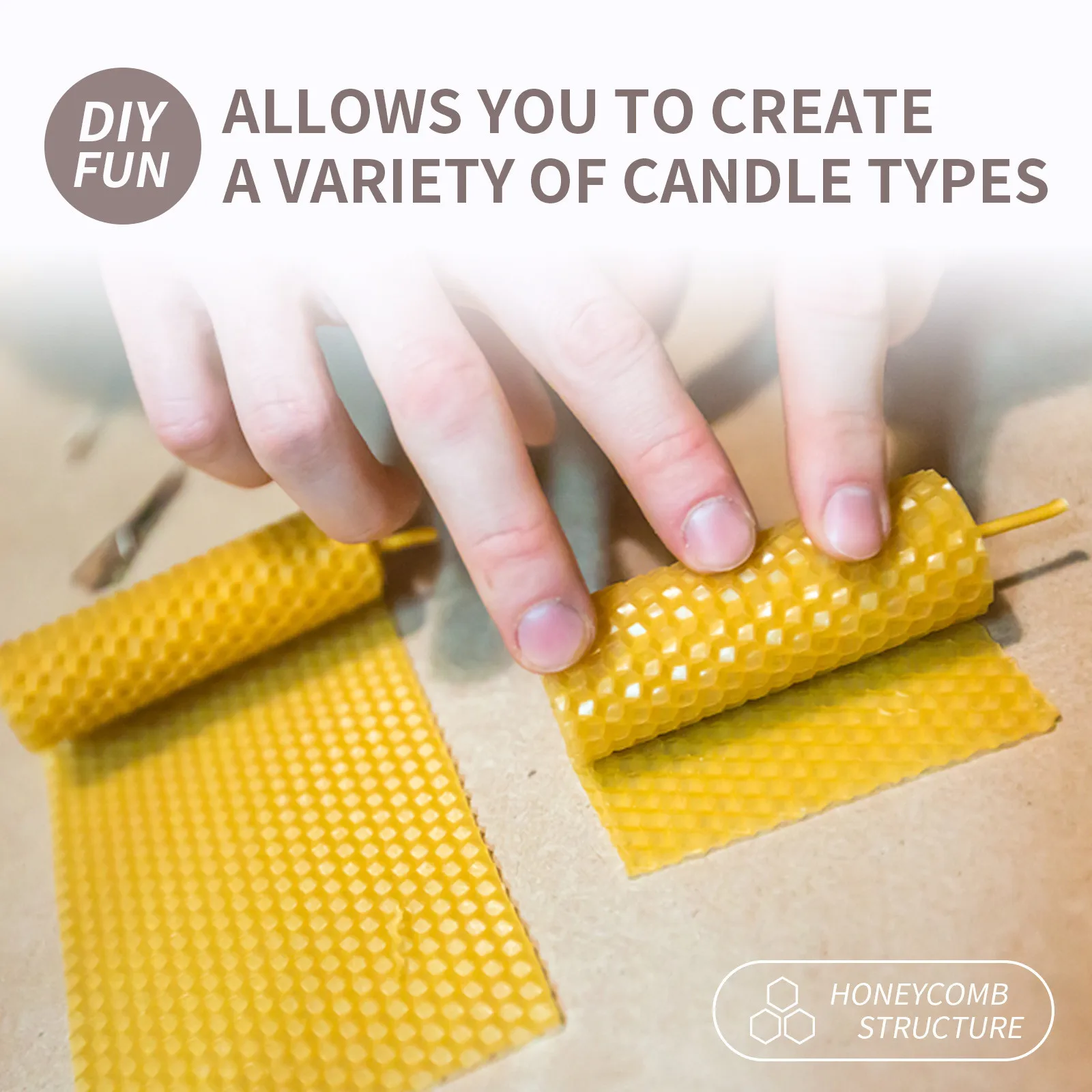 Beeswax Candle Making Kit 5