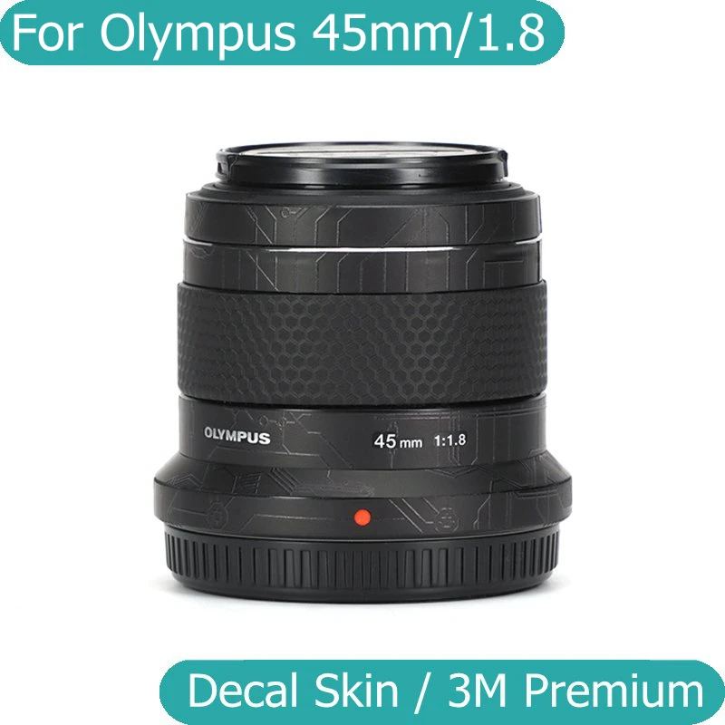 For Olympus 45mm F1.8 Decal Skin Vinyl Wrap Film Camera Lens Body  Protective Sticker Protector Coat M.ZUIKO DIGITAL 45 1.8 F/1.8