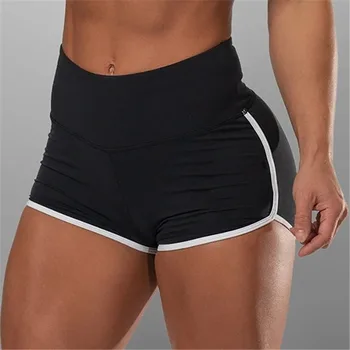 Women Summer Shorts for Sports Fitness Gym Skinny Slim Shorts Causal Yoga Shorts Low Waist Stretchy Short Pants Gym Clothing 2