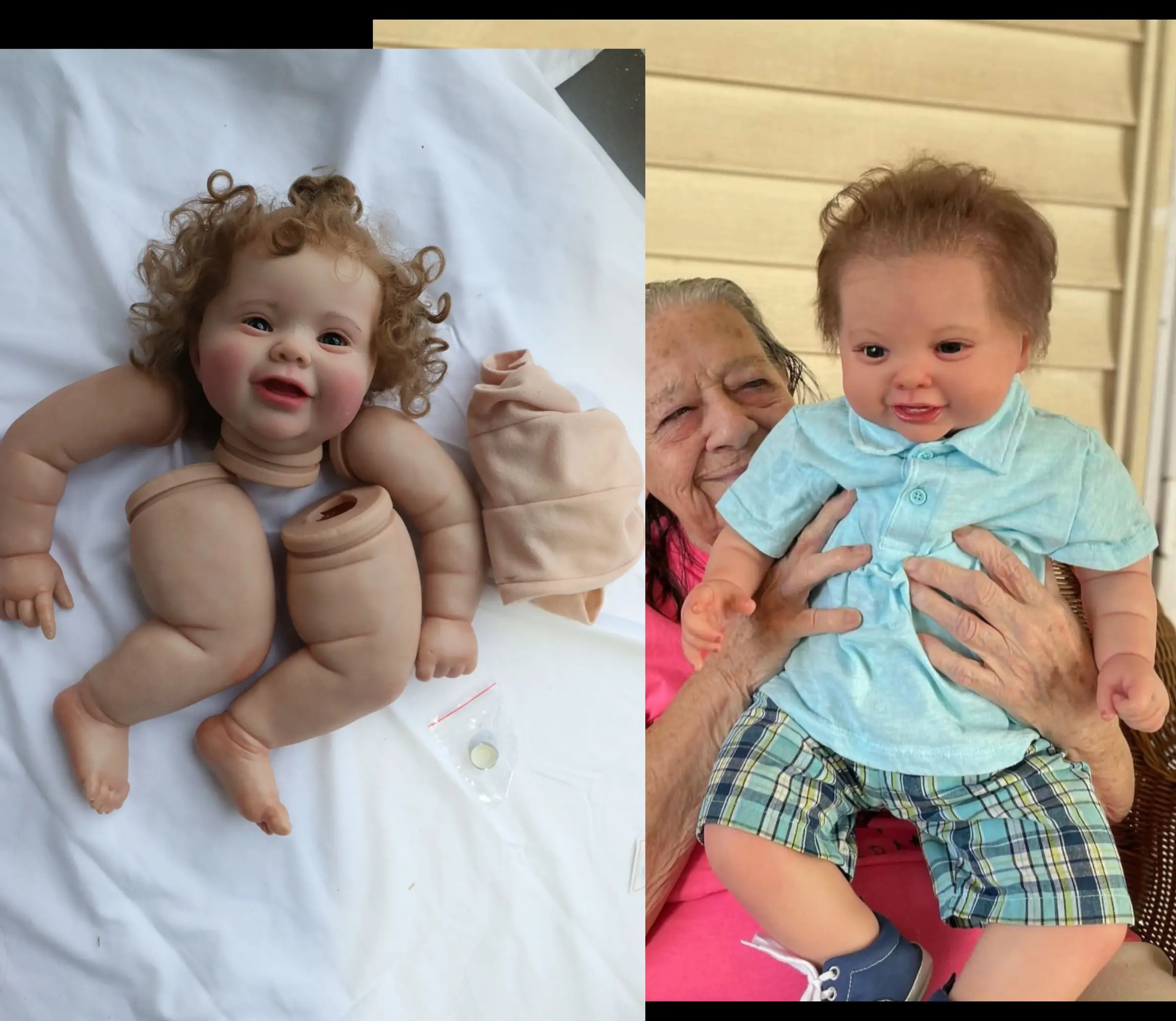 Reborn Dolls Painted Kits Reborn Baby Doll Reborn Baby Hair