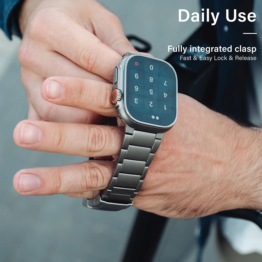 Luxury Titanium Band for Smartwatch - Ultra Durable and Stylish Bracelet