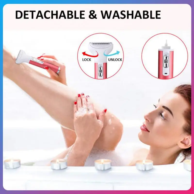 

Многофункциональная бритва для женщин, перезаряжаемый триммер для носа, бровей, лица, тела, ног, бикини, бритва для удаления волос