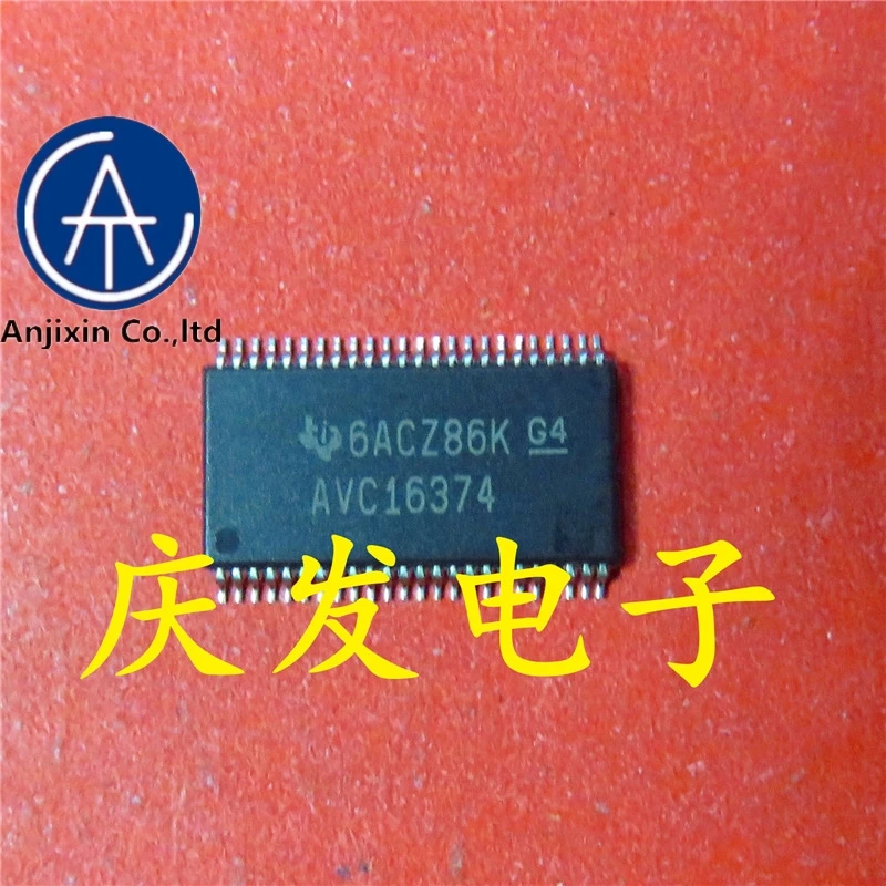 10pcs 100% orginal new real stock   SN74LVC16374ADGGR LVC16374 TSSOP48