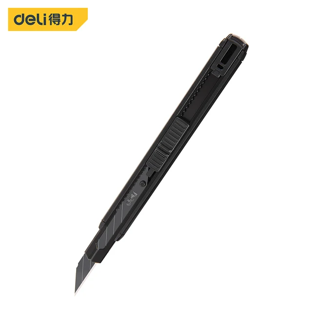 Deli Portable Tools 9/18mm Selflocking Utility Knife Wallpaper Pocket