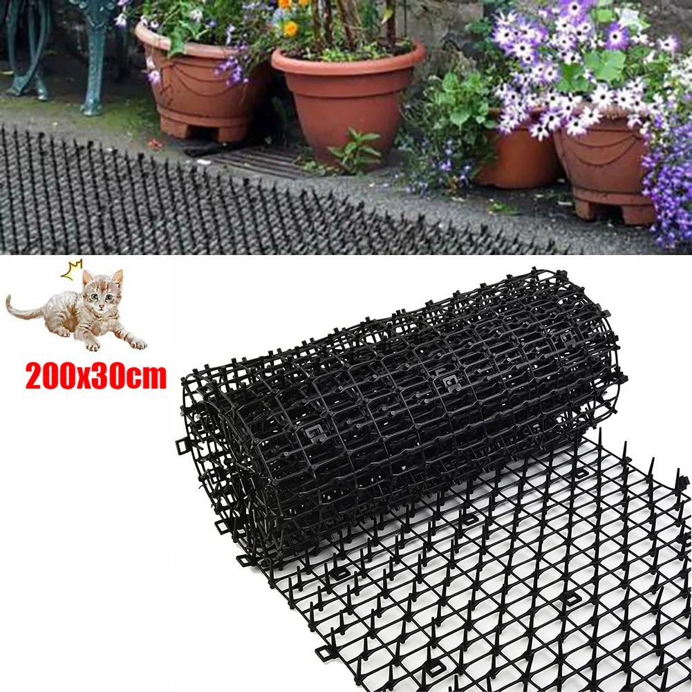 Tapis anti-chats en plastique sûr et Durable, 10 pièces, pour les champs,  clôture barbelé montée au sol, décorations de jardin extérieur - AliExpress