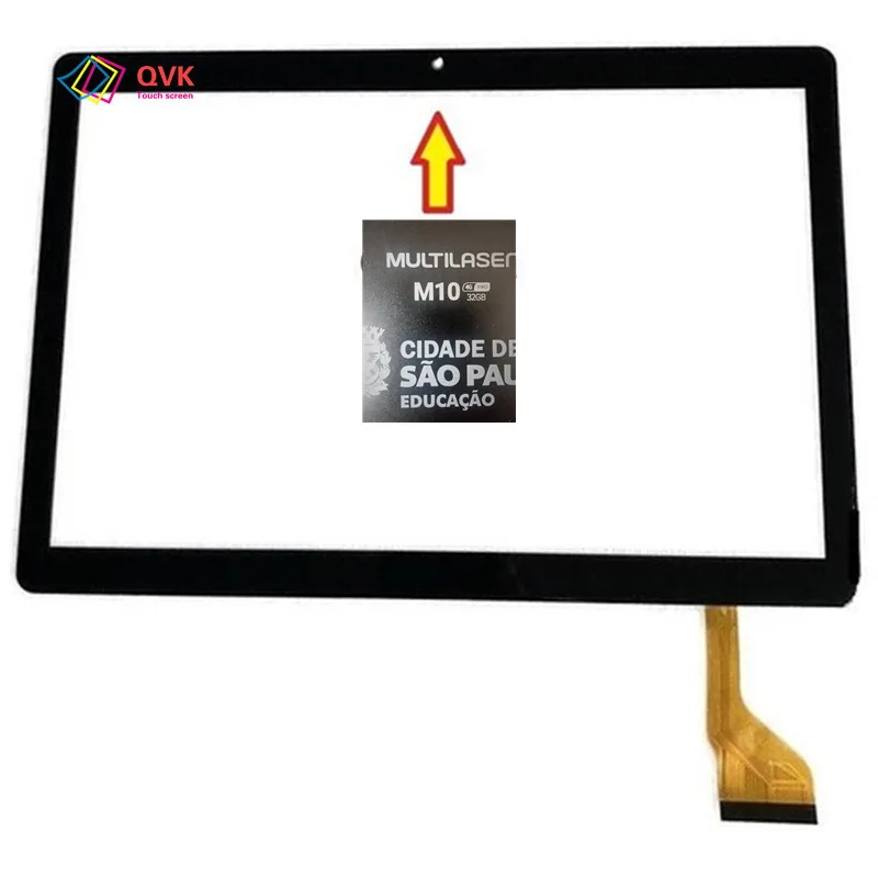 

New 10.1Inch Black For Multilaser M10 4g Pro X Tablet PC Capacitive Touch Screen Digitizer Sensor External Glass Panel