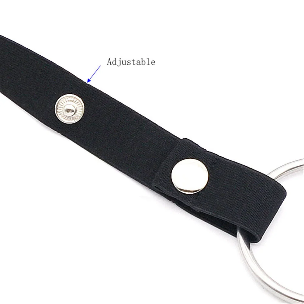 Male Chastity Cage Device Anti-Off Auxiliary Belt Adjustable Rope-Three Way Widen Elastic Band Sex Toy Sexy Underwear for Men