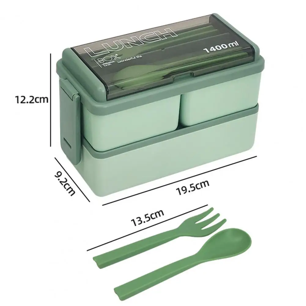 Tohuu Bento Lunch Box Kawaii Double-layer Divided Lunch Box with Handle  Cutlery Lovely Bento Box Adult Lunch Box for Kids Students Adults Built-in  Utensil Set exceptional 