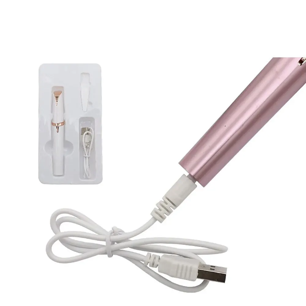 Electric Eyebrow Trimmer Women's Shaver Mini Portable Hair Remover Eyebrow Shaper Shaver Body Face Shaving Machine Beauty Tool