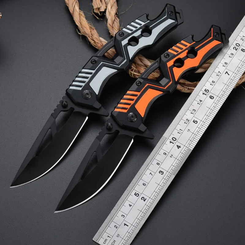 

Folding Knife for Hunting Hiking Fishing Outdoor Camping G10 Handle D2 Blade Pocket Knife Survival Defense Tool Tactical EDC
