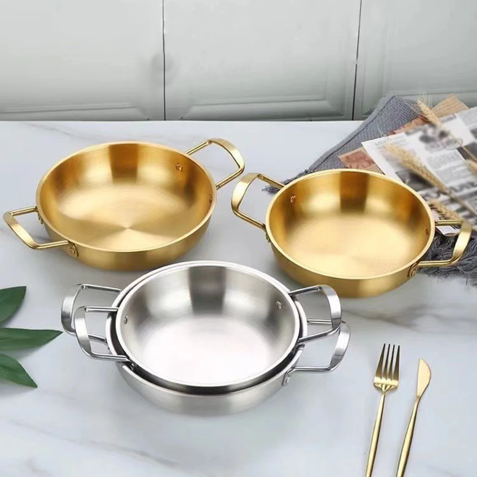 Stainless Steel Multipurpose Korean Ramen and Soup Pot