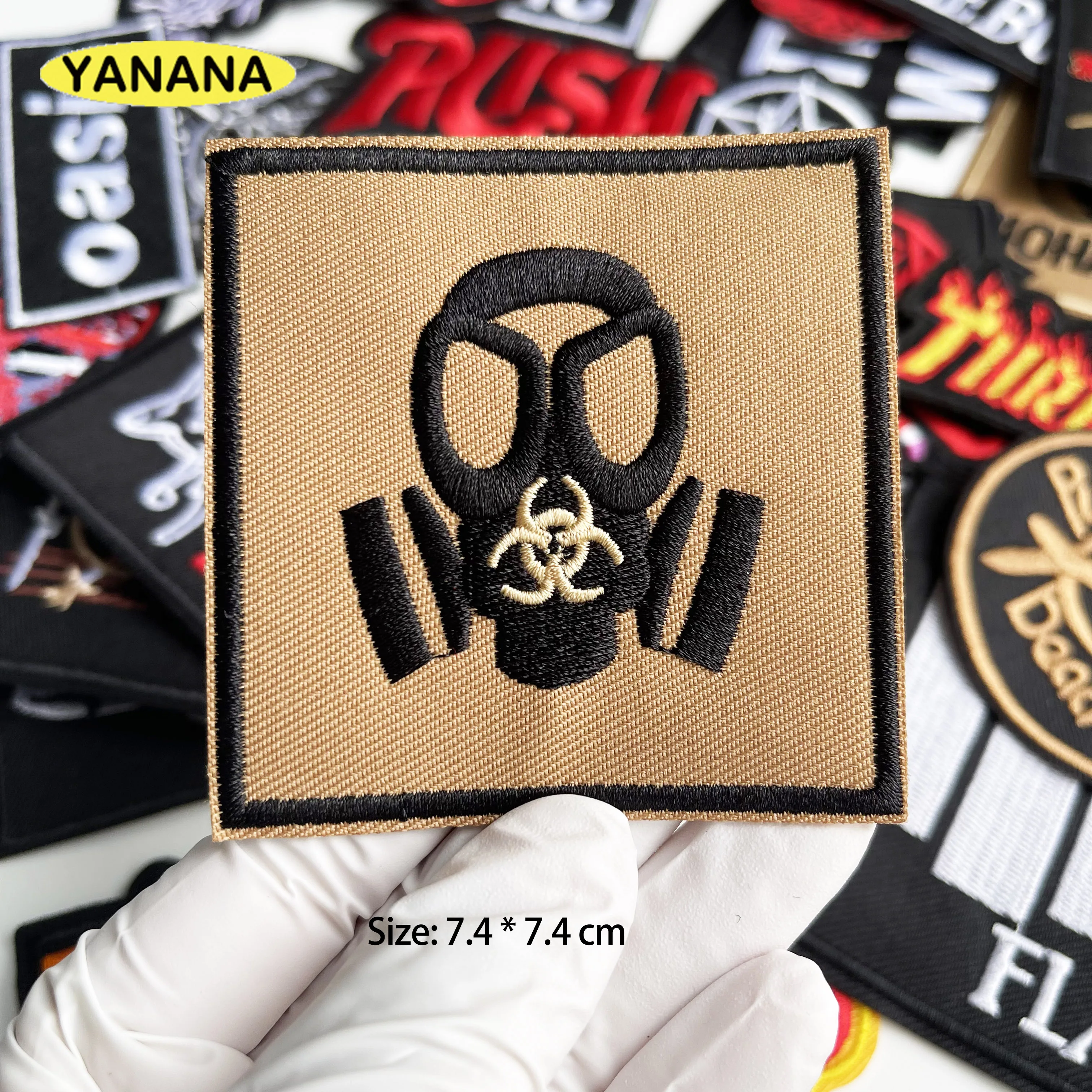 Punk Rock Band Eisen auf Patch für Kleidung Stickerei Abzeichen Heavy Metal Kleidung Aufkleber Nähen Jacke Jeans Applikationen – Detail 17