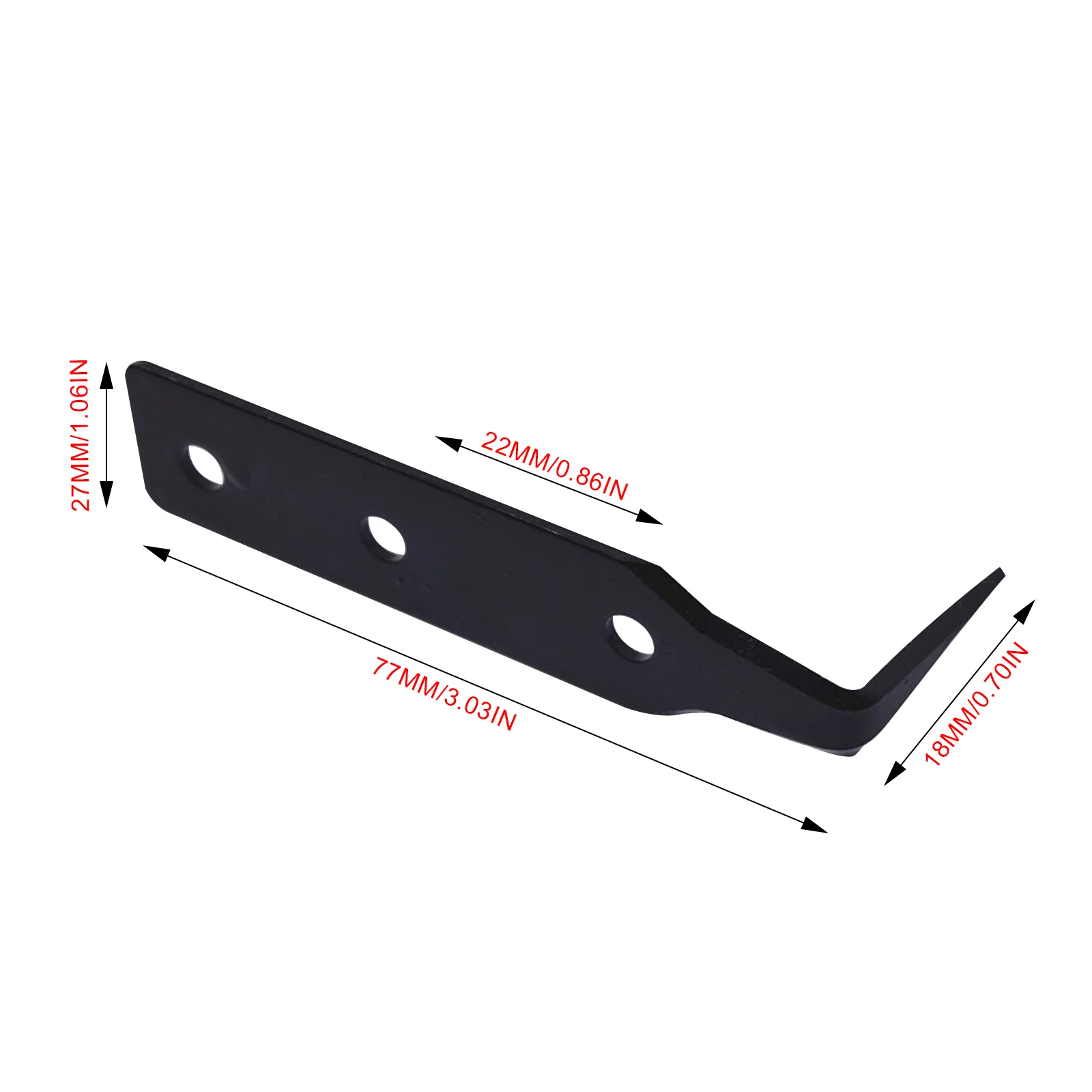 Lâminas Raspadoras Uretano Glass Technology - 0.5 Polegadas, Pacote 10 Unidades