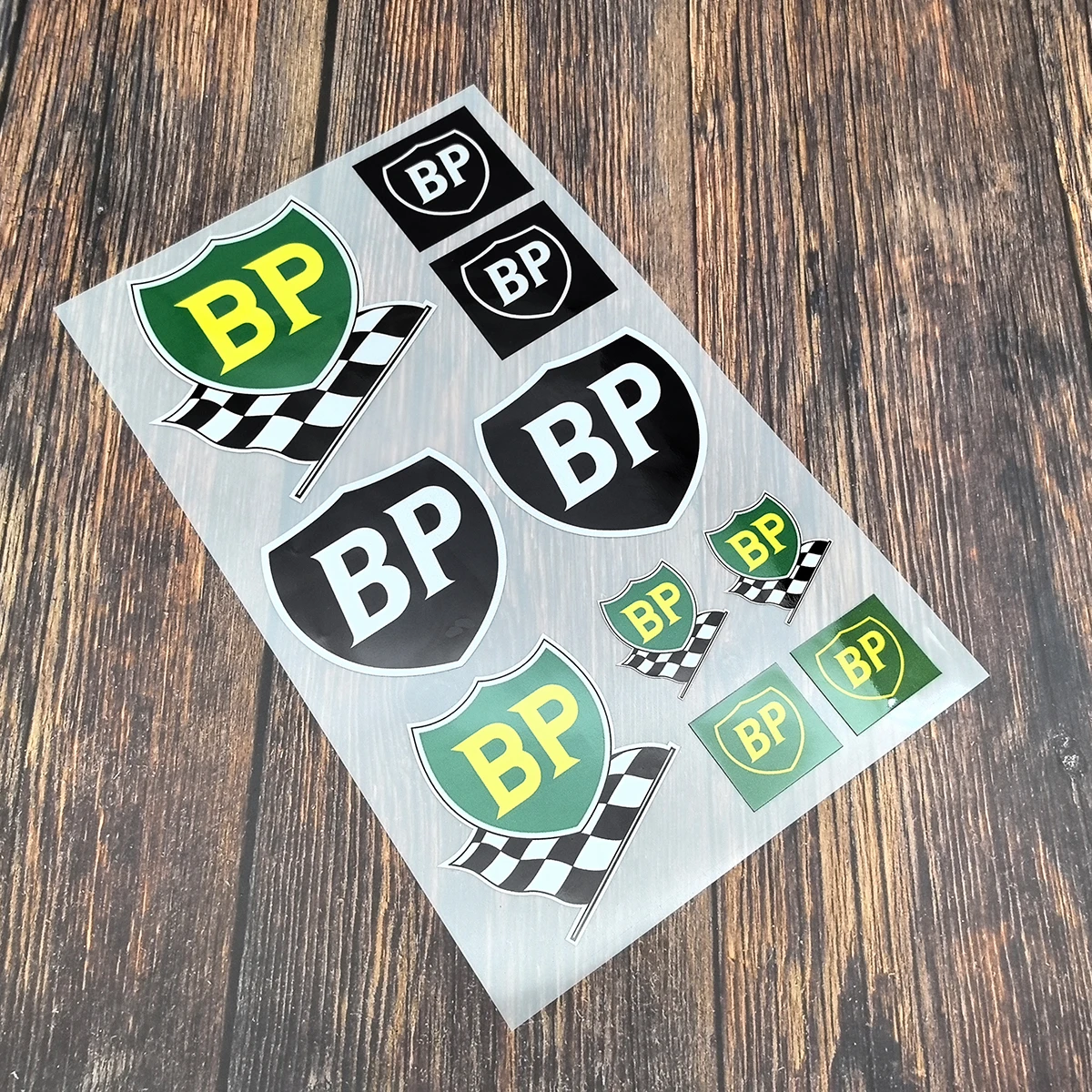 BP 89 Racing Shield Laminated Oil Sponsor Classic Race Decals Car ...