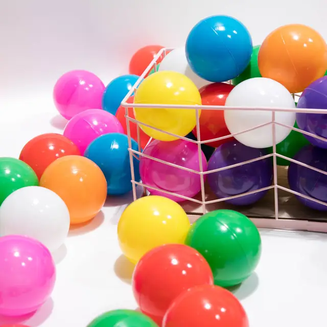 Ball Pool Outdoor Sport Colorful Soft Water Pool Ocean Wave Ball Baby Children Funny Toys Eco-Friendly Stress Air Ball Pool ball 3