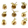 Brass Perforation-free Nail Free Hook Coat Hook Behind The Entrance Door European Creative Wall Hanging Wall Decoration Hook 6