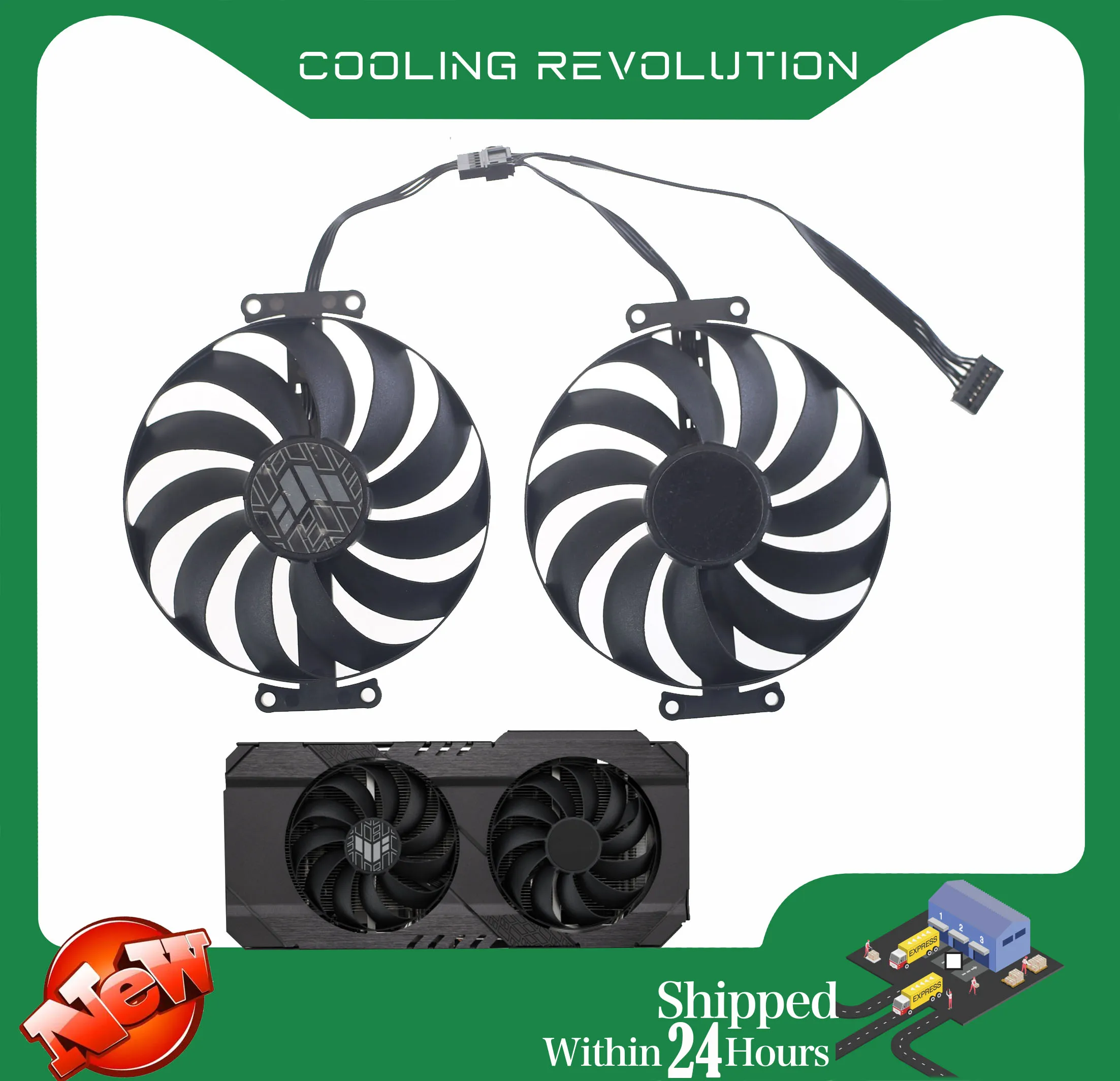 

95MM CF1010U12S DC12V 0.45A Graphics card fan For ASUS TUF RTX 3050 GAMING Fan