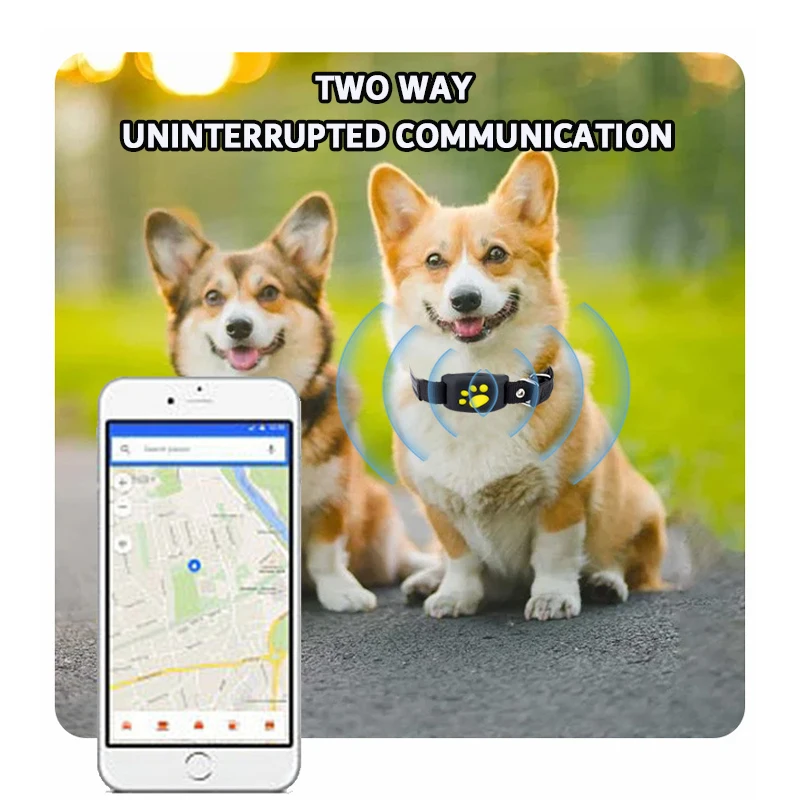 Smart Gps Tracker for Dog Collar Locator Anti-Lost Alarm Tag Real Time Tracking Device Global Position Animal Finder Pet Product