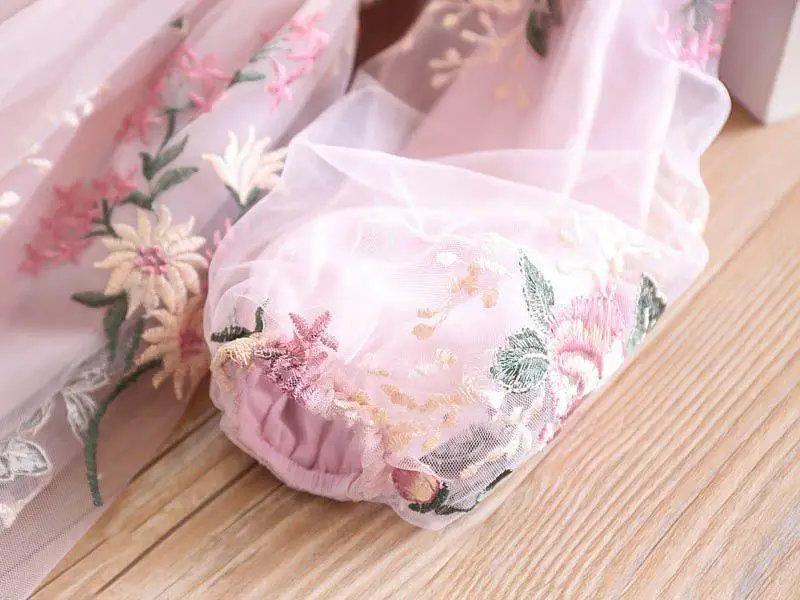 Girls Princess Dress Polka Dot Flower Wedding Evening Clothing for 3 5 8 Years