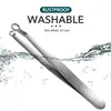 Nose Hair Trimmer Tweezers Stainless Steel Eyebrow Hair Clipper Portable Hair Trimming Care Tool with Organizer Pouch 3