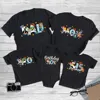 Funny Disney Toy Story Family Matching Shirts Dad Mom Bro Sis Tshirts Birthday Boy Baby Rompers Family Birthday Trip Outfits 1