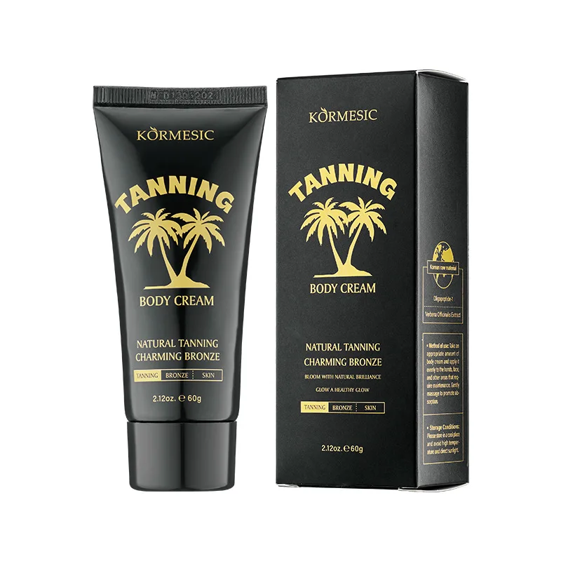 KORMESIC Tanning Body Cream Moisturizing Easy Coloring Body Cream Care