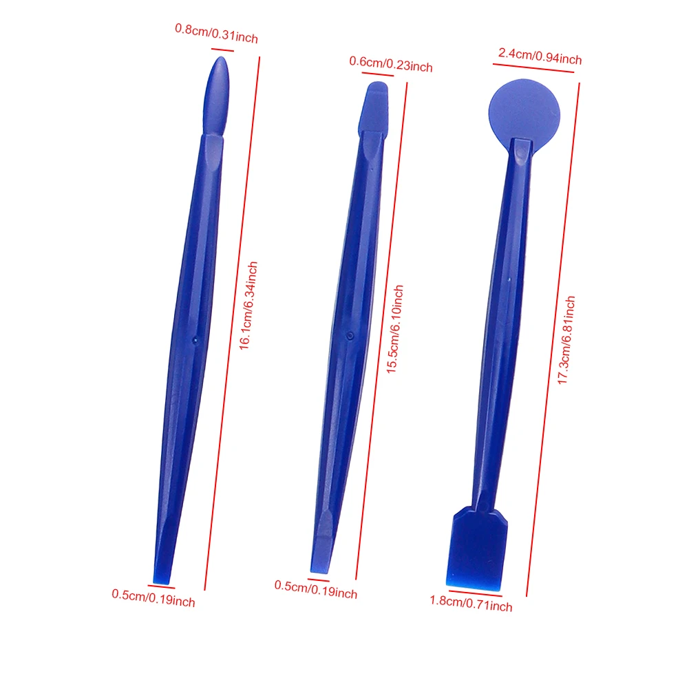 21PCS Car Vinyl Film Wrapping Tools Car Sticker Film Scraper Kit Auto Felt Squeegee Scraper Set Knife Decal Plaste Accessories