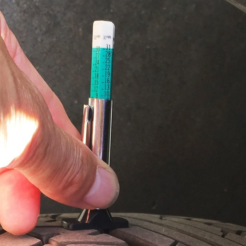 

1pcs Abs Tire Pattern Vernier Groove Depth Gauge Measurement Tool Tire Pattern Safety Ruler Depth Gauges 2023