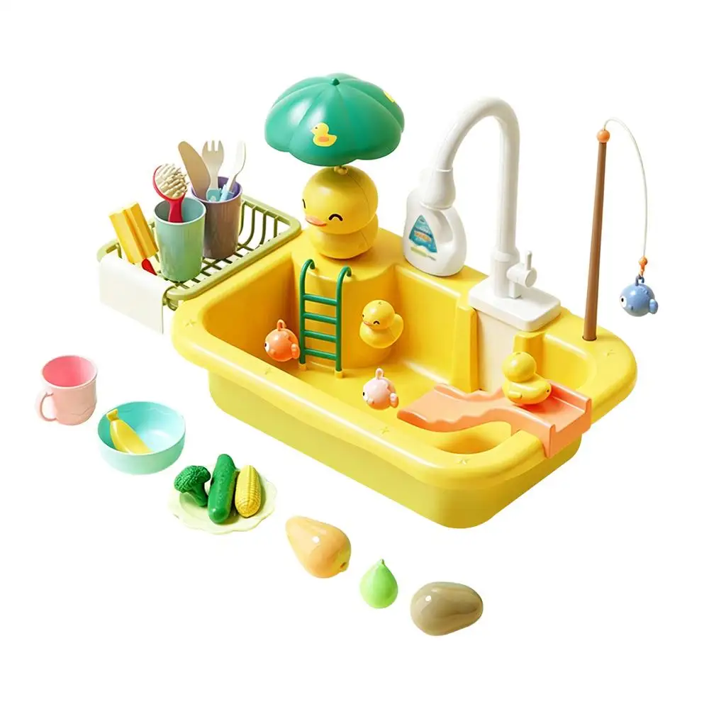 Wassertisch für Kinder mit Pumpe, Spielbecken, Pool für den Garten, sensorisches Spielzeug für Jungen, Mädchen und Vorschulkinder_voghion.com