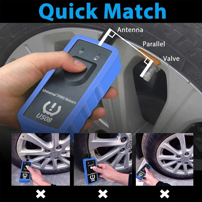 OBDResource Car TPMS Reset Tool U508 Car Tire Pressure Monitoring Sensor For Ford Opel BMW Jeep GMC Chevrolet etc Car