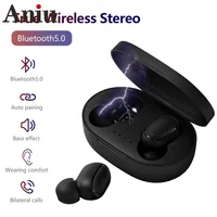 A6S TWS słuchawki Bluetooth słuchawki bezprzewodowe zestaw słuchawkowy Stereo sportowe słuchawki douszne mikrofon z etui z funkcją ładowania dla inteligentnego telefonu