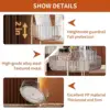 360° Rotating Makeup Organizer, 2 Tiers, High Capacity Cosmetic & Skincare Storage for Vanity, Dresser, Bathroom (Clear White) 2