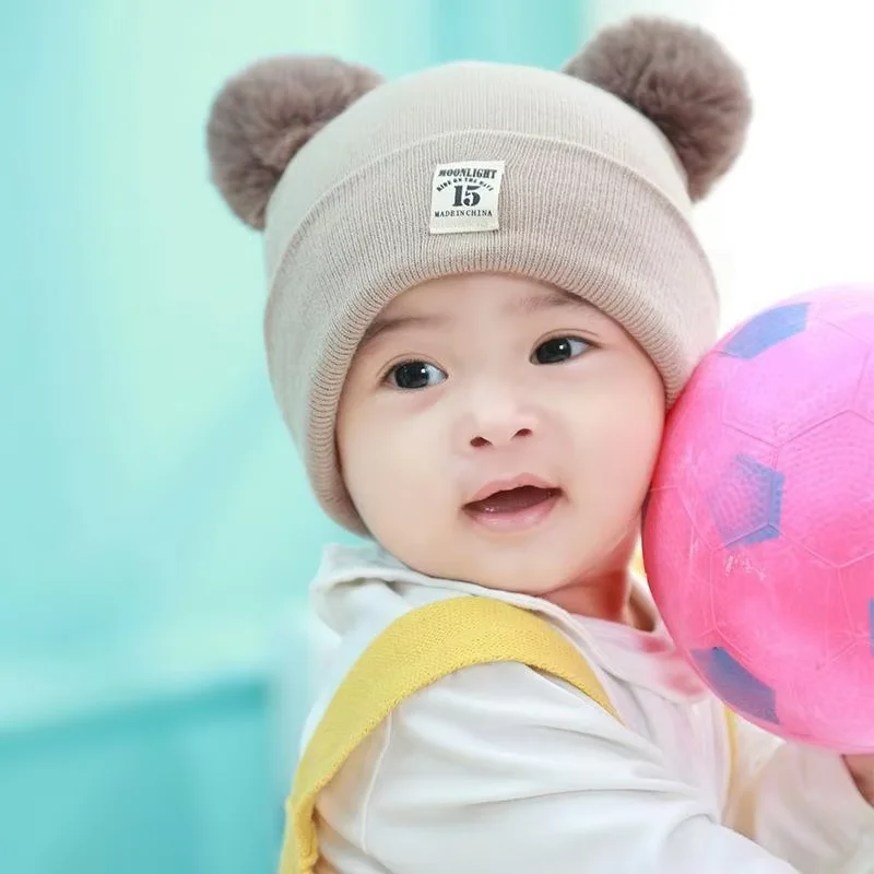 Cozy Winter Knit Pom Pom Beanie for Kids – Warm & Stylish Children's Hat